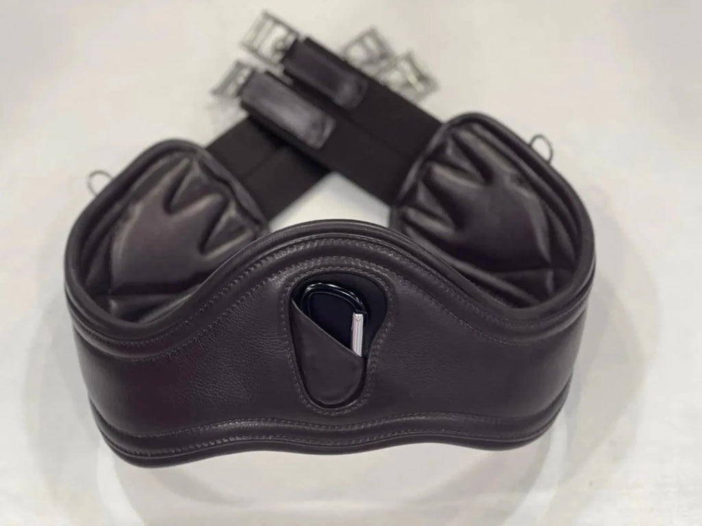 Anatomic Leather Horse Girth: Dressage or Jumping - Haram Exports